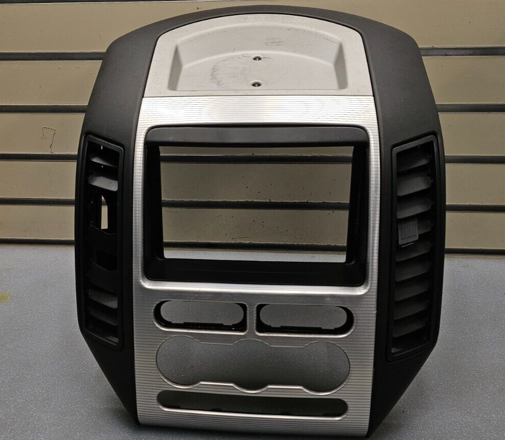 🔥07-10 Edge Center Dash FM Radio Display Bezel Trim Panel Climate Black/Silver