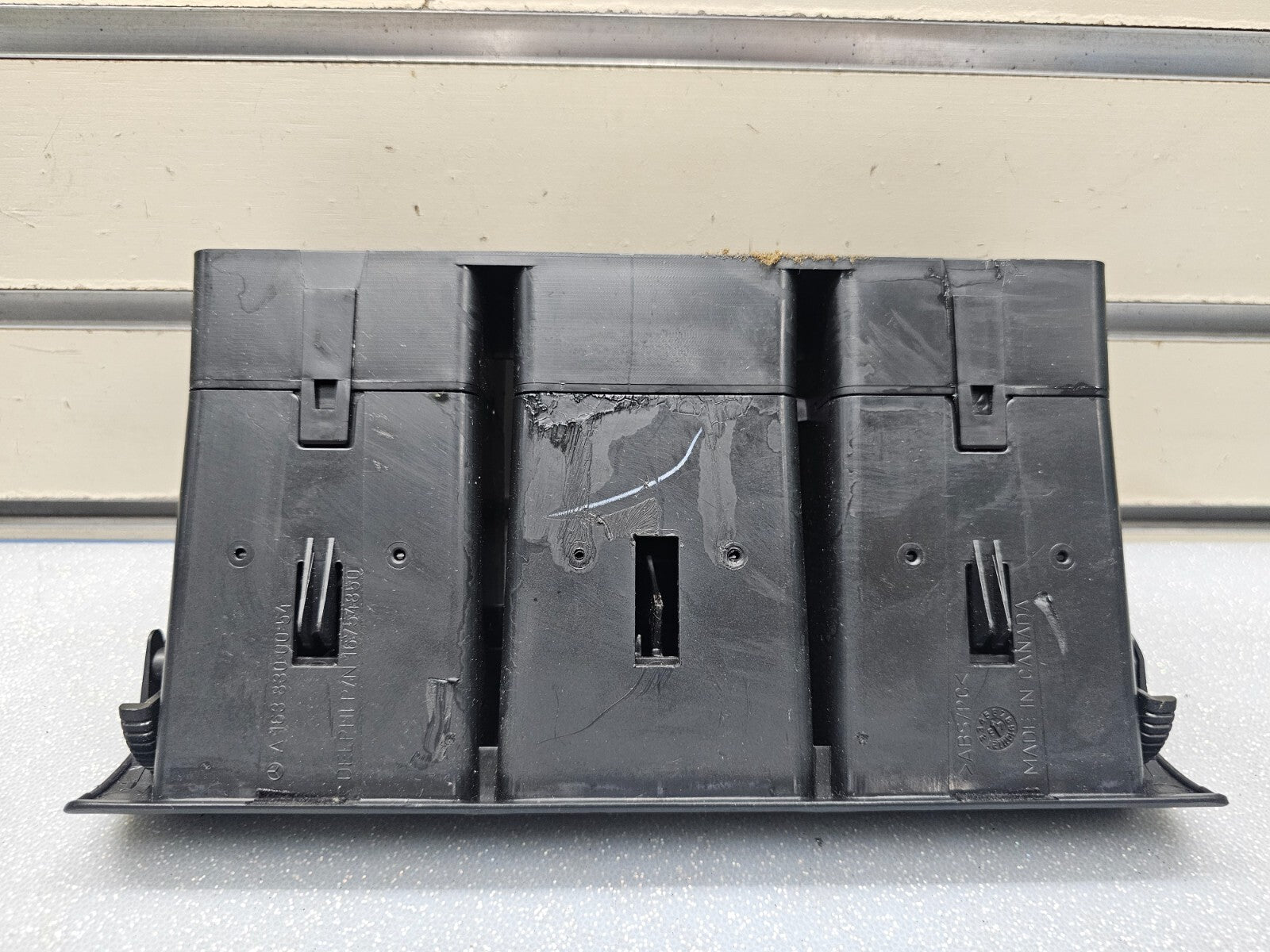 🔥98-05 Mercedes W163 ML320 ML500 Dash Center AC A/C HVAC Air Vent Heater Black