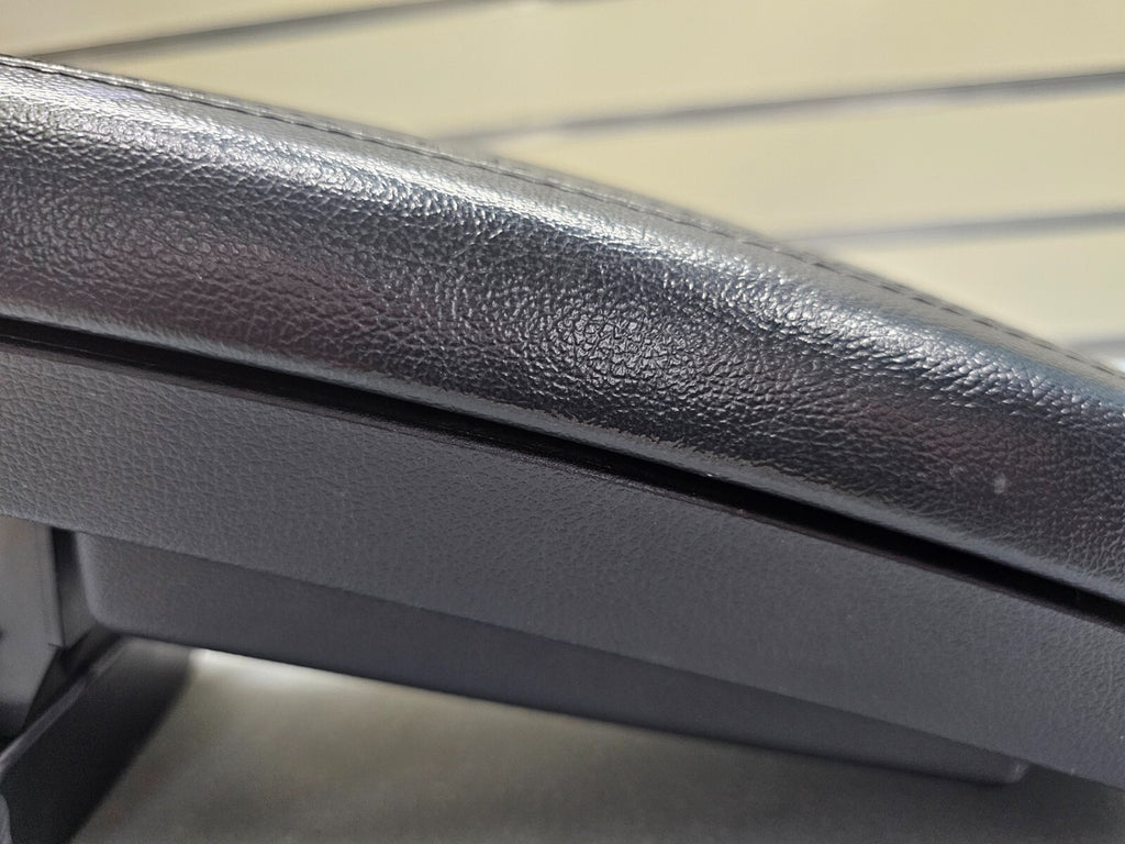 🔥2010-2013 Kia Forte Koup Center Console Leather Lid Arm Rest Storage Black OEM
