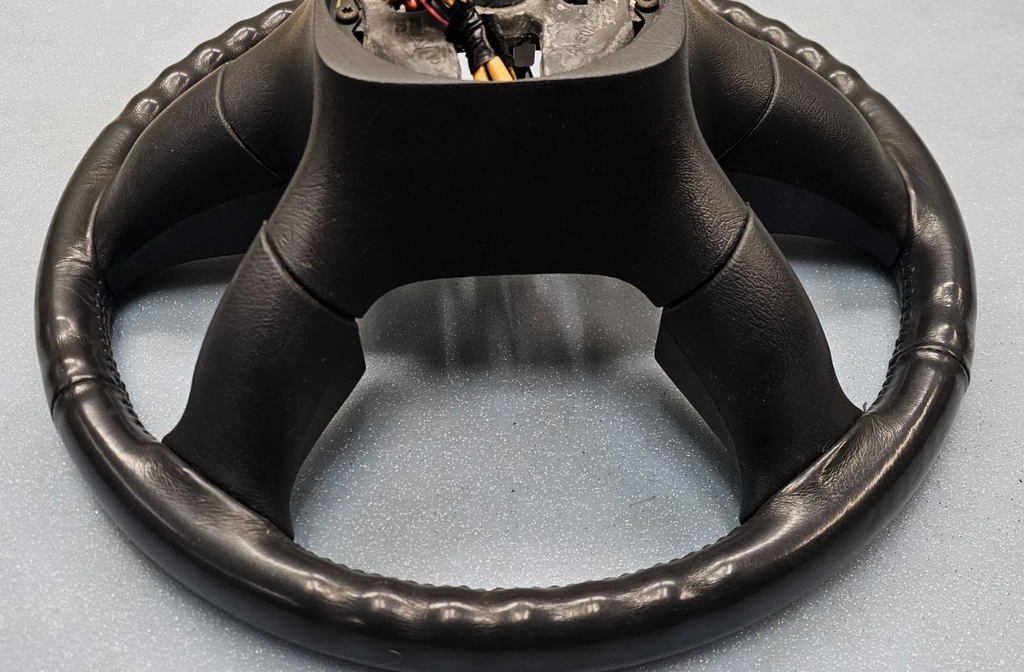 🔥02-09 Trailblazer Envoy SILVERADO SIERRA YUKON STEERING WHEEL LEATHER BLACK