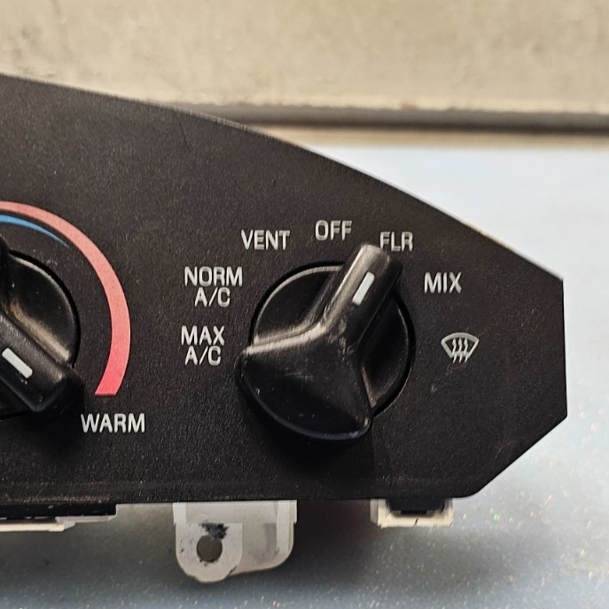 🔥97-03 Econoline E150 Dash AC HVAC A/C Heater Temperature Climate Control Black