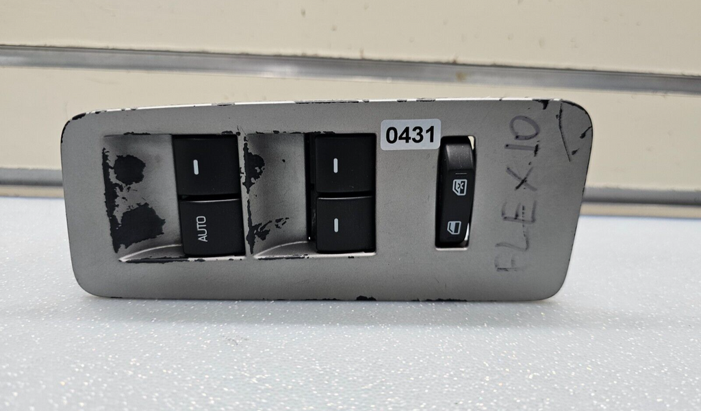🔥09-12 FORD FLEX FRONT LEFT DRIVER MASTER POWER WINDOW PUSH PULL SWITCH GRAY