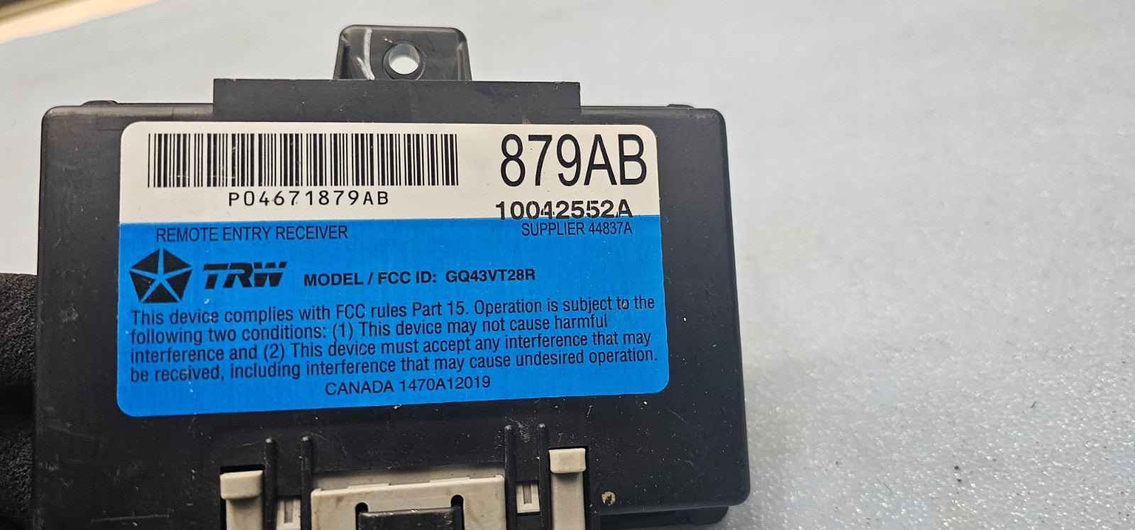 🔥03-05 NEON & PT CRUISER OEM KEYLESS ENTRY RECEIVER MODULE W/ KEY FOB