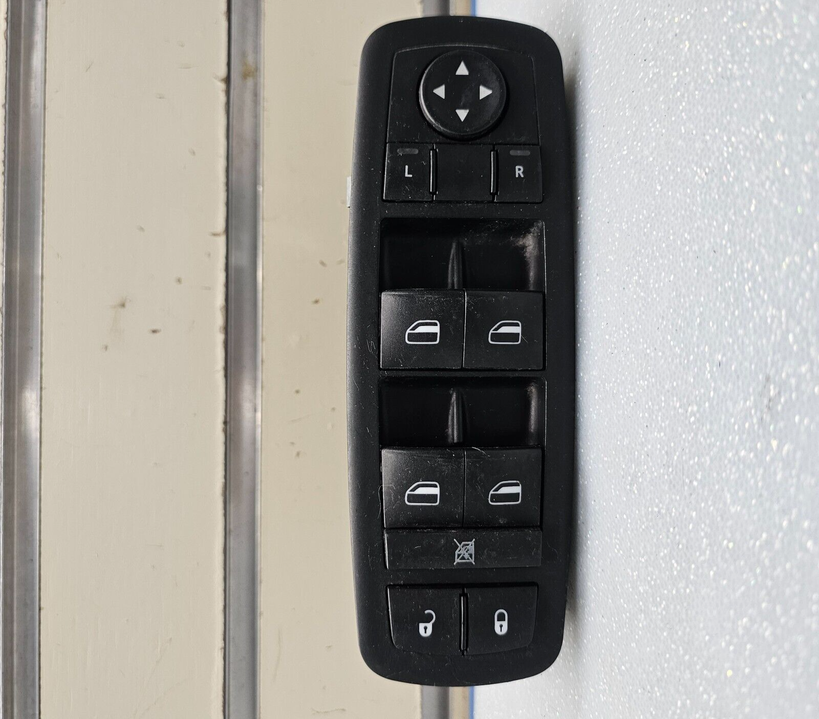 🔥12-16 Grand Caravan Town Country Master Left Driver Window Switch BLACK WS29