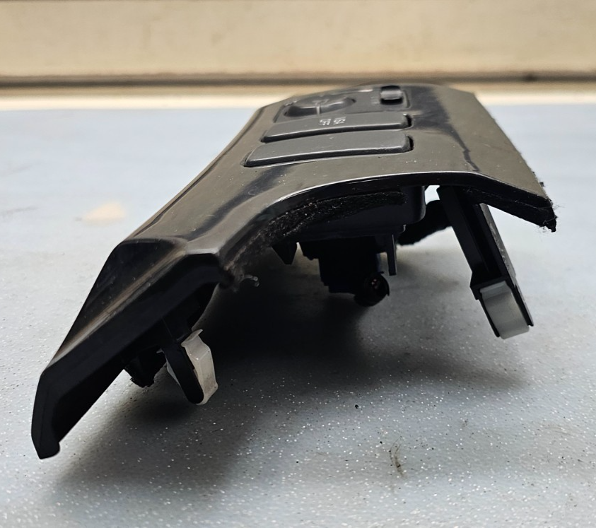 🔥2007-2013 Acura MDX Dash Mirror switch Control trim Molding Dark BLACK OEM