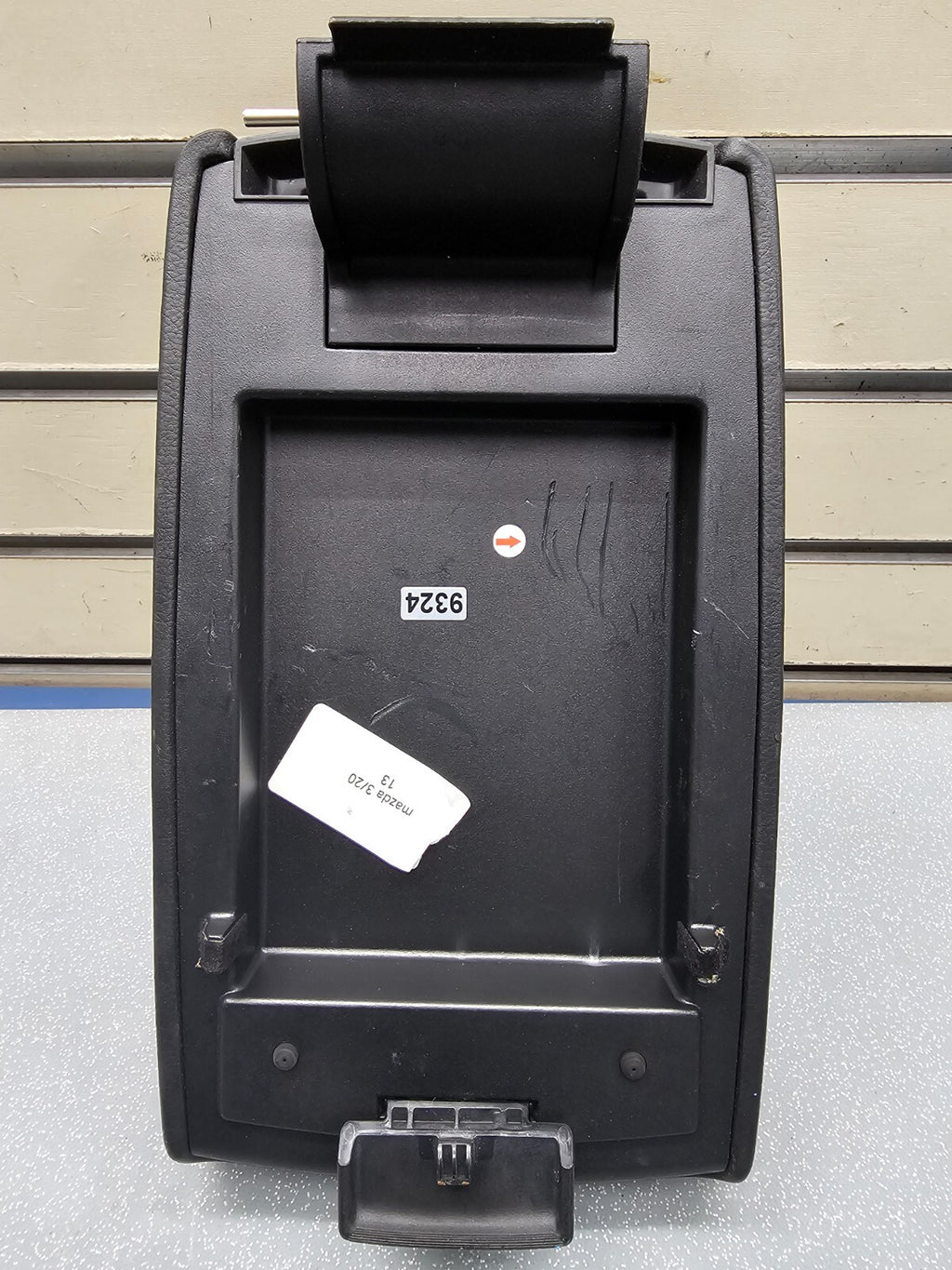 🔥10-13 Mazda 3 Center Console Armrest Lid Leather Cover Top Pad Assembly Black