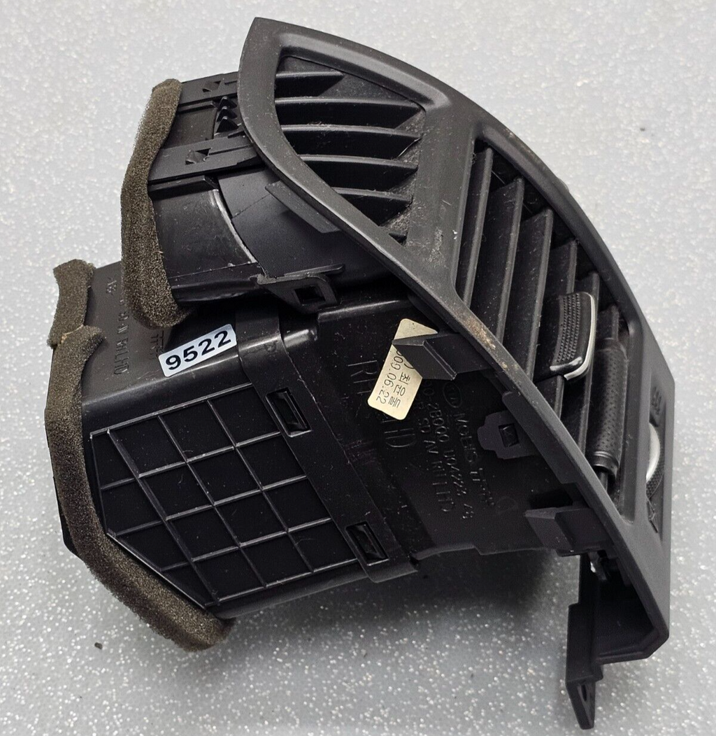 07-12 SANTA FE DASH RIGHT PASSENGER AC HEATER AIR VENT FILTER CONDITIONING BLACK