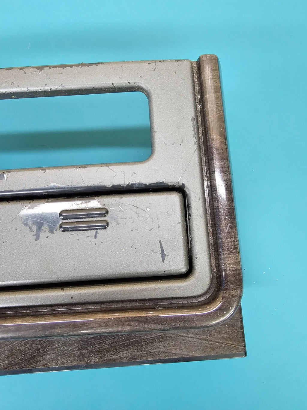 🔥03-06 chevy Silverado Sierra Center Console Upper Trim Panel Bezel GRAY/WOOD