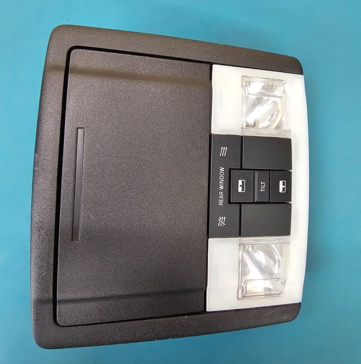 07-14 Expedition Navigator Overhead Console Dome Map Light Sunroof Storage BLACK