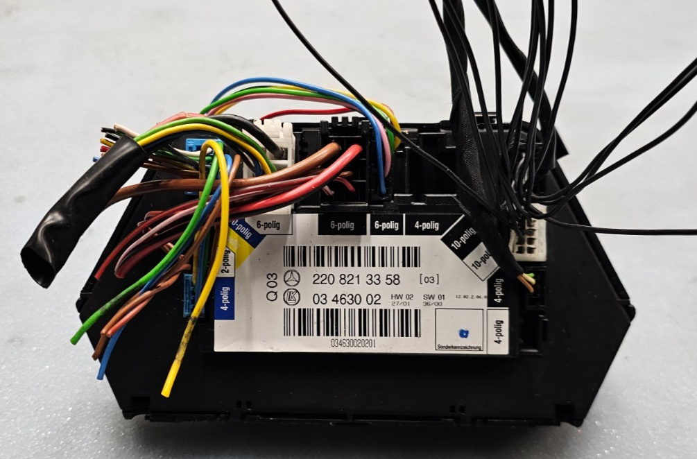 🔥00-06 Mercedes S500 S600 Memory Seat Heat Control Switch Assembly Black OEM