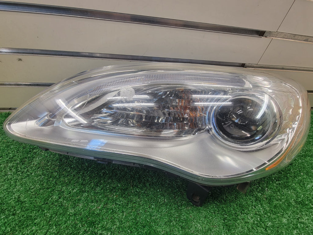 🔥11-14 Chrysler 200 Sedan headlight Lamp Assembly Chrome Left Driver Side OEM