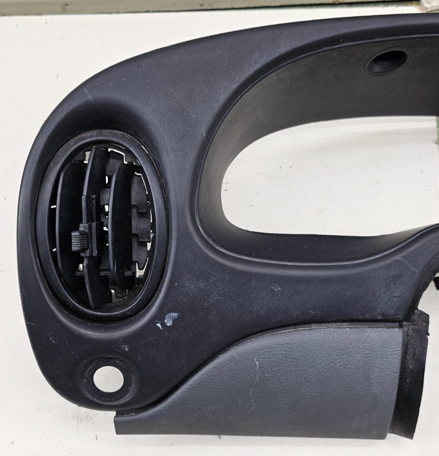 🔥97-03 Ford E-150 Econoline Dash Instrument Cluster Bezel Climate Radio Black