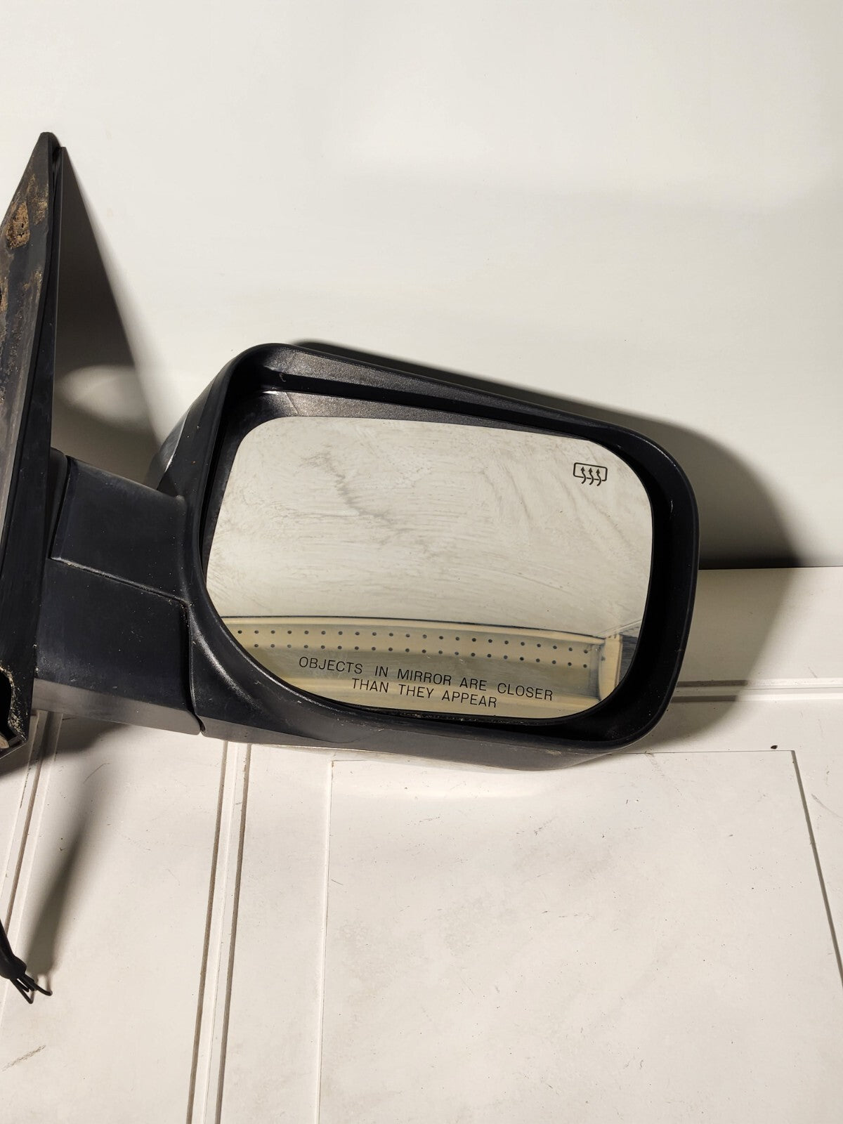 🔥07-13 CHEVY SILVERADO MIRROR AMC SIERA  LEFT SIDE FOR PARTS ONLY BLACK
