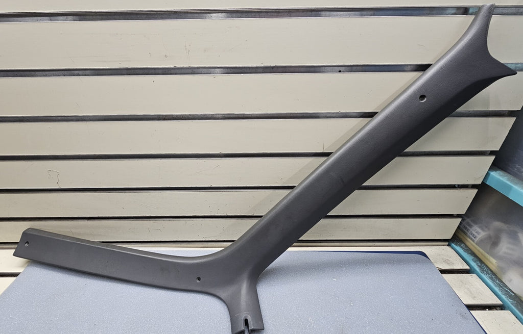 92-96 Ford F150 F250 BRONCO A Pillar Passenger RIGHT Roof Trim Molding GRAY p1