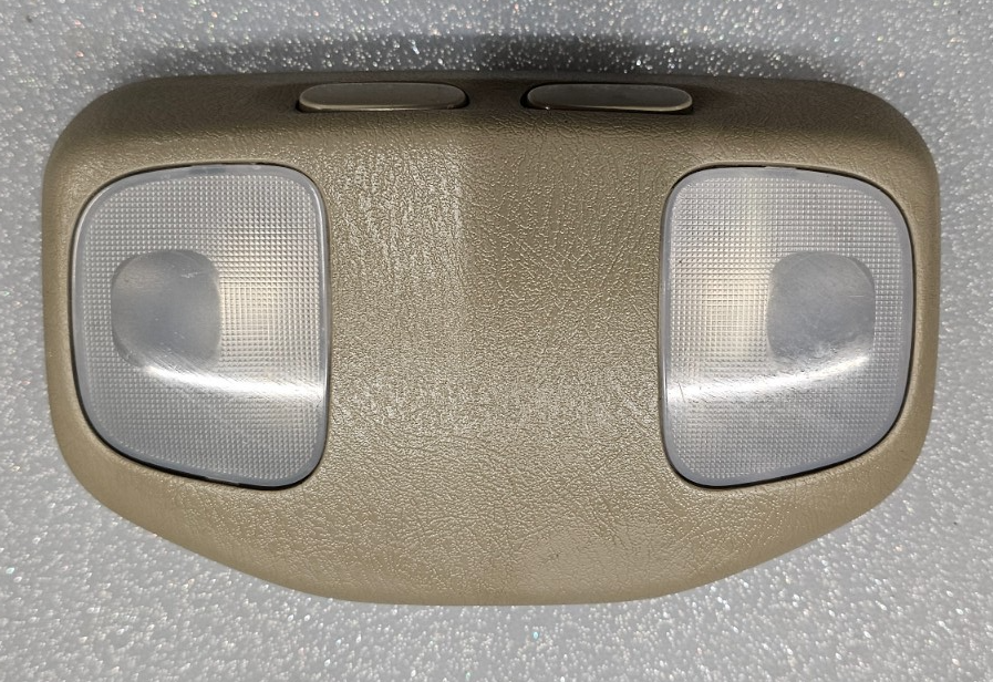 🔥98-01 Nissan Frontier Xterra OVERHEAD CONSOLE MAP DOME INTERIOR LIGHT LAMP TAN