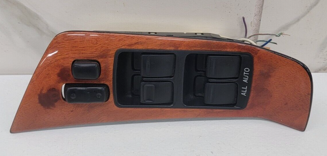 99-03 LEXUS RX300 OEM DRIVER LH SIDE MASTER POWER WINDOW SWITCH WOODGRAIN WS17