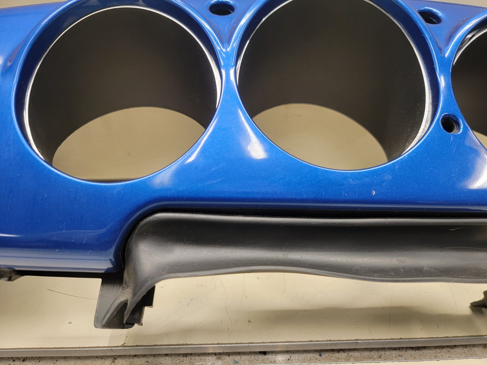 🔥01 -05 CHRYSLER PT CRUISER DASH INSTRUMENT SPEEDOMETER CLUSTER BEZEL  BLUE