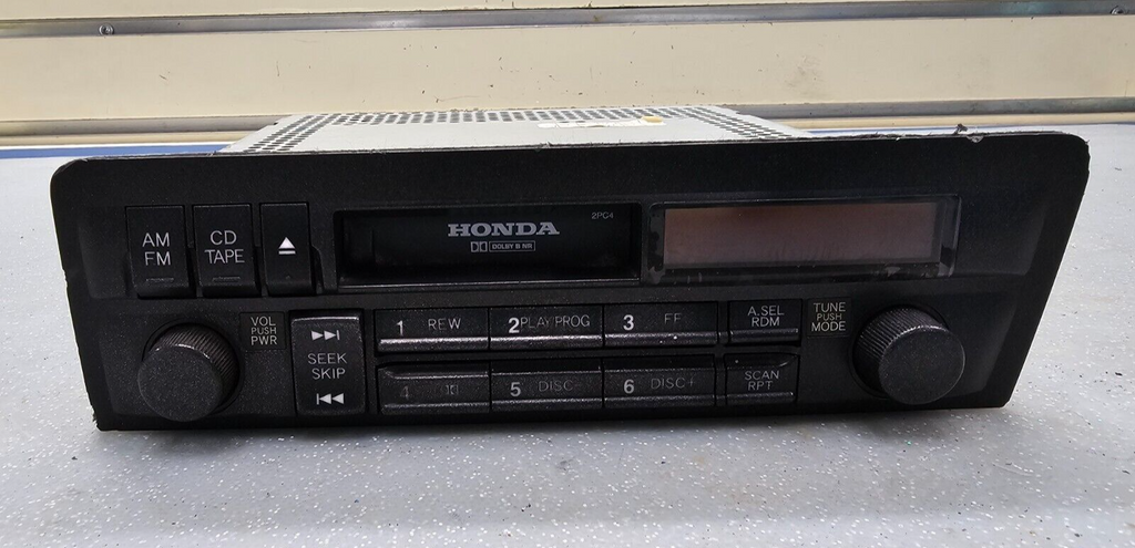 🔥01-02 Honda Civic Dash Center AM FM CD Radio Cassette Player Receiver OEM