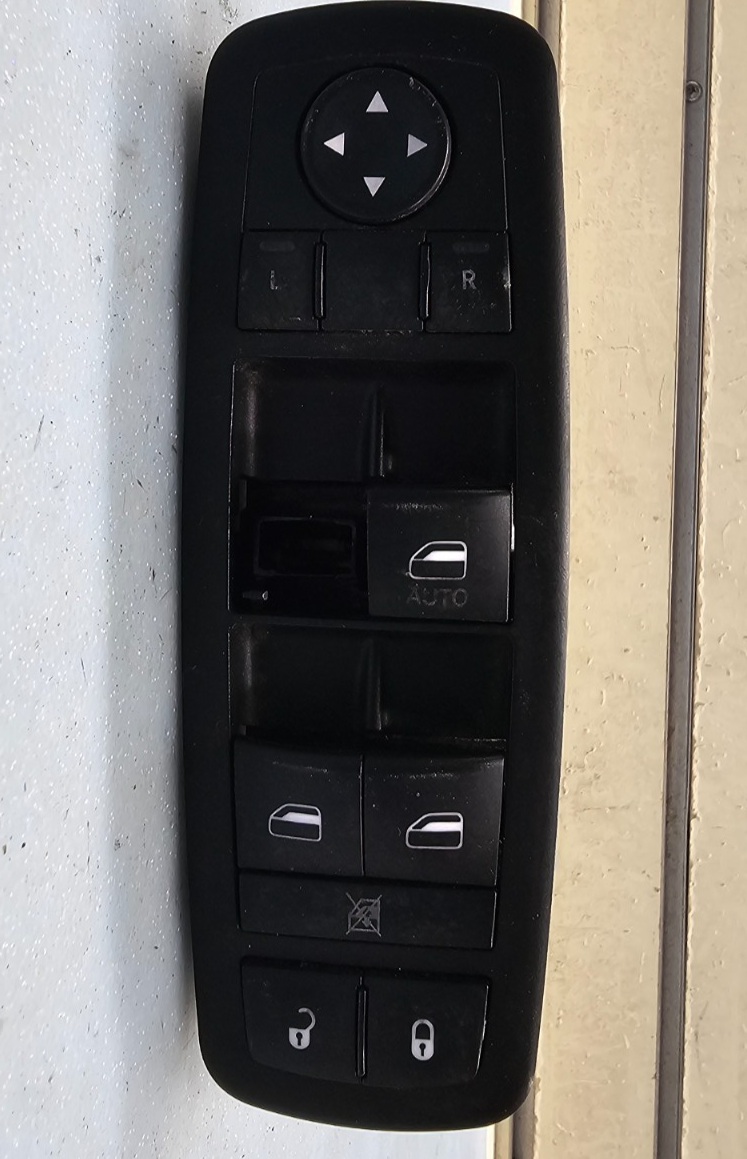 🔥12-16 Grand Caravan Town Country Master Left Driver Window Switch BLACK WS29