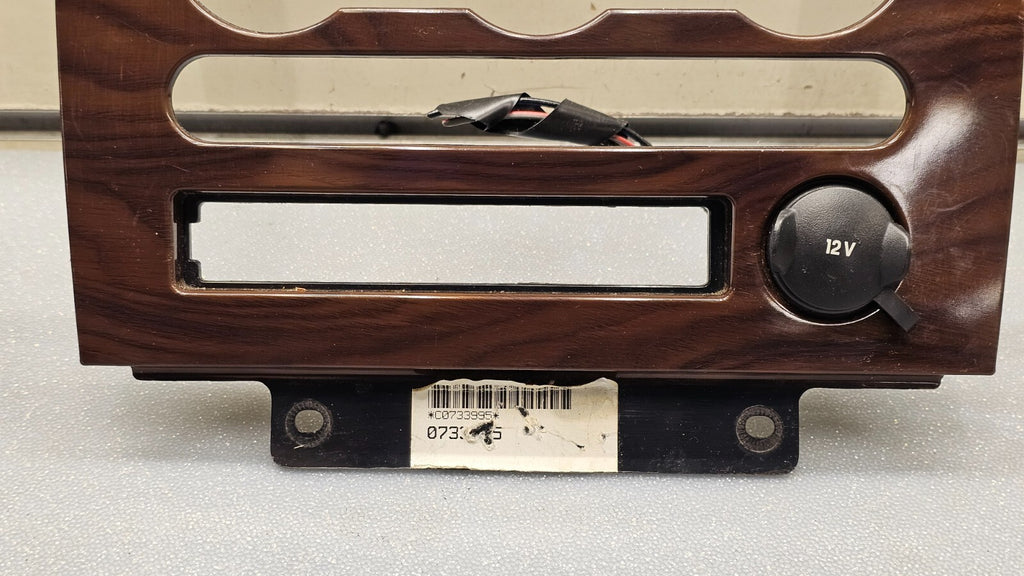 🔥08-09 Taurus Sable Center Dash FM Radio Stereo Climate Bezel Trim Panel Wood