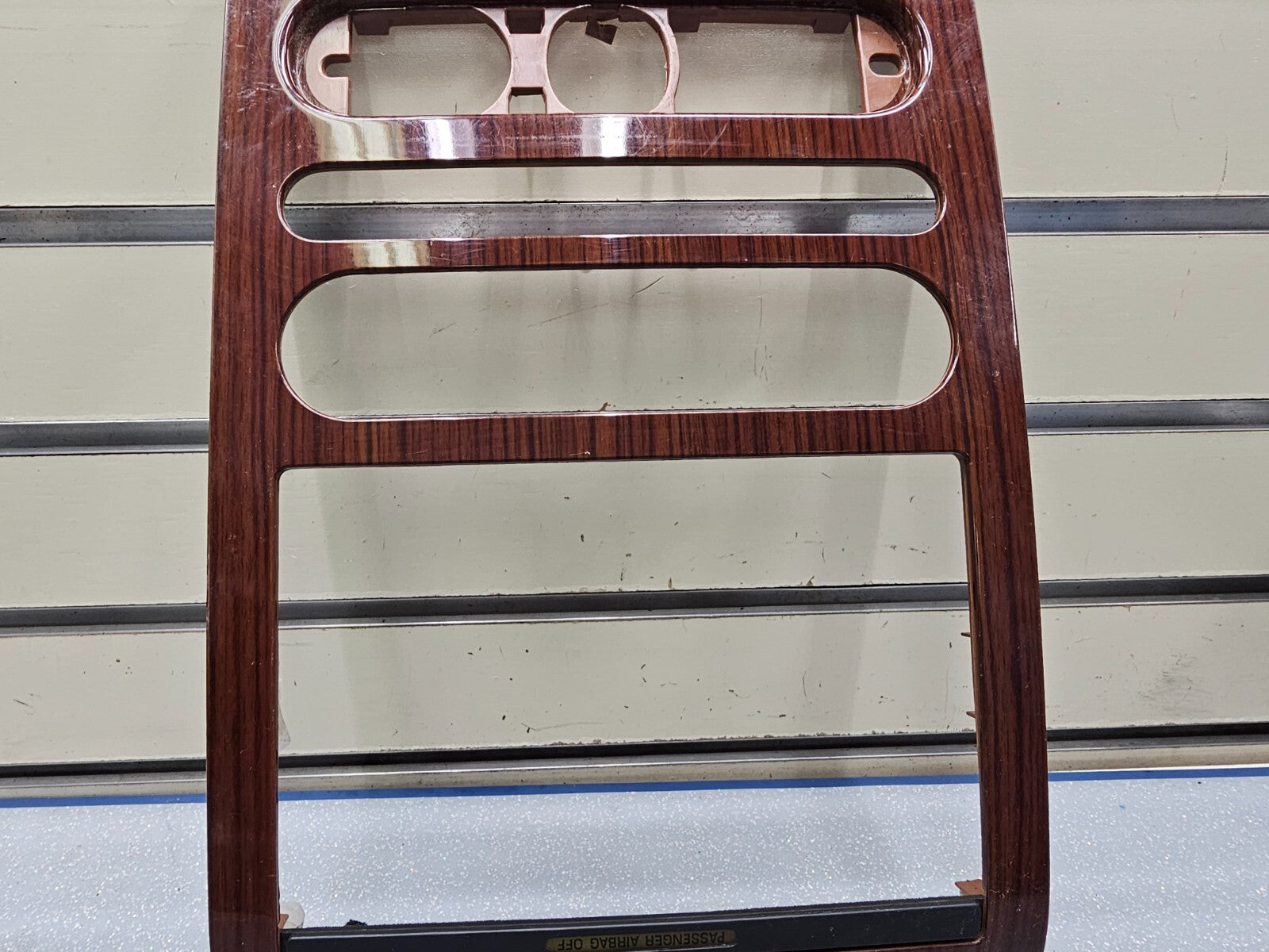 🔥04-08 Ford F150 Lariat Dash Radio Surround Bezel Trim Panel Woodgrain OEM