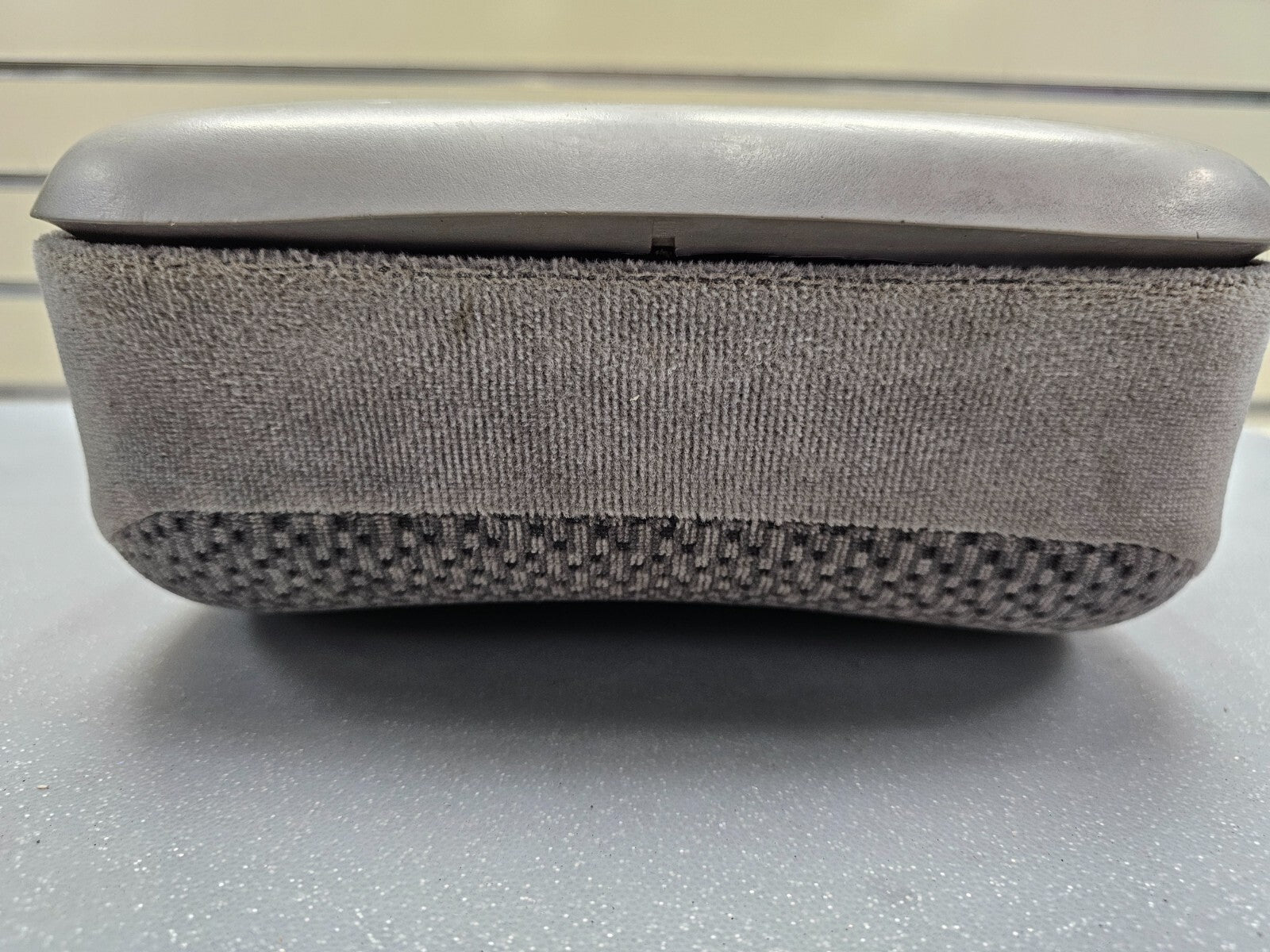 🔥97-03 Ford F150 Center Console JUMP SEAT Cloth/Leather Cup Holder LT GRAY JS6