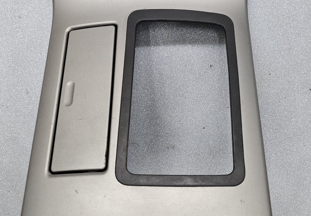 🔥05-12 NISSAN PATHFINDER CENTER CONSOLE SHIFTER SHIFT STORAGE BEZEL TRIM SILVER