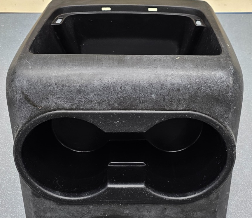 🔥04-08 Ford F150 Center Floor Console Shifter Shift Bezel Cup Holder Black OEM
