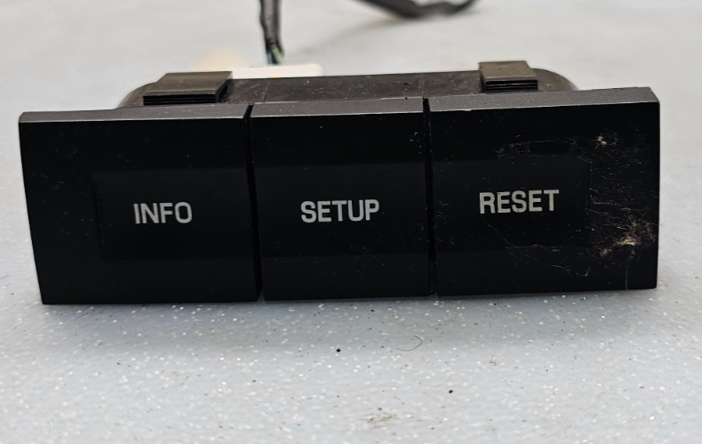 🔥07-10 LINCOLN MKZ MKX DASH INFO SETUP RESET CONTROL SWITCH ASSEMBLY BLACK OEM