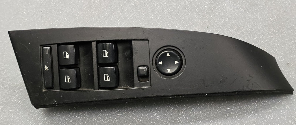🔥04-07 BMW 5-Series 525i 530i 545i Left Driver Master Door Window Switch Black