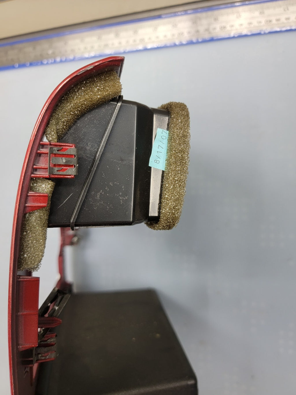 🔥07-09 Dodge CALIBER Dash Radio Center BEZEL Climate Dash Trim Vents Red B15