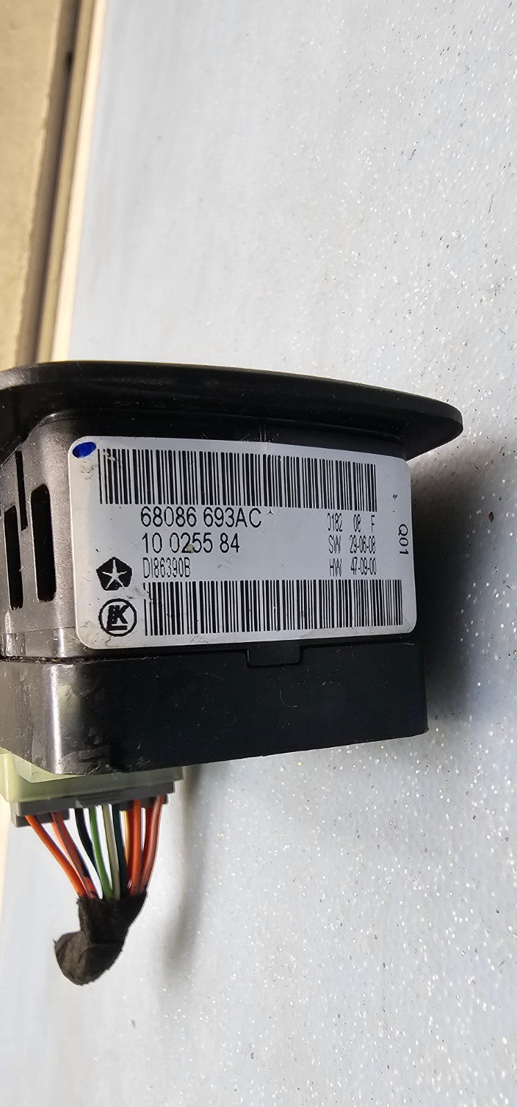 🔥08-20 Grand Caravan Town Country Master Left Driver Window Switch BLACK WS29