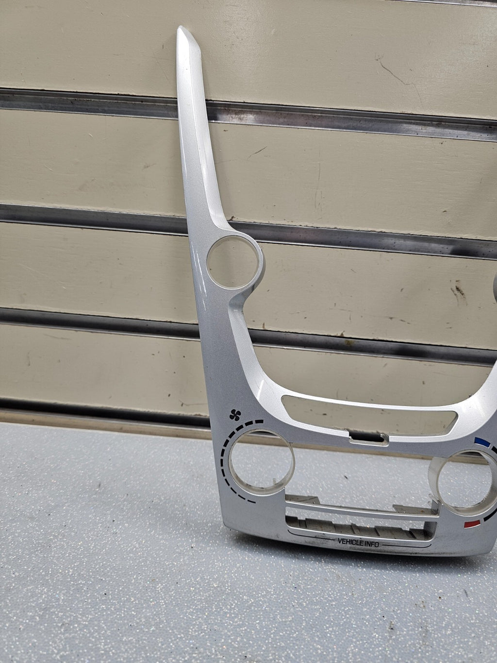 🔥10-11 Chevy Equinox GMC Terrain Radio Face Climate Control Panel Bezel SILVER