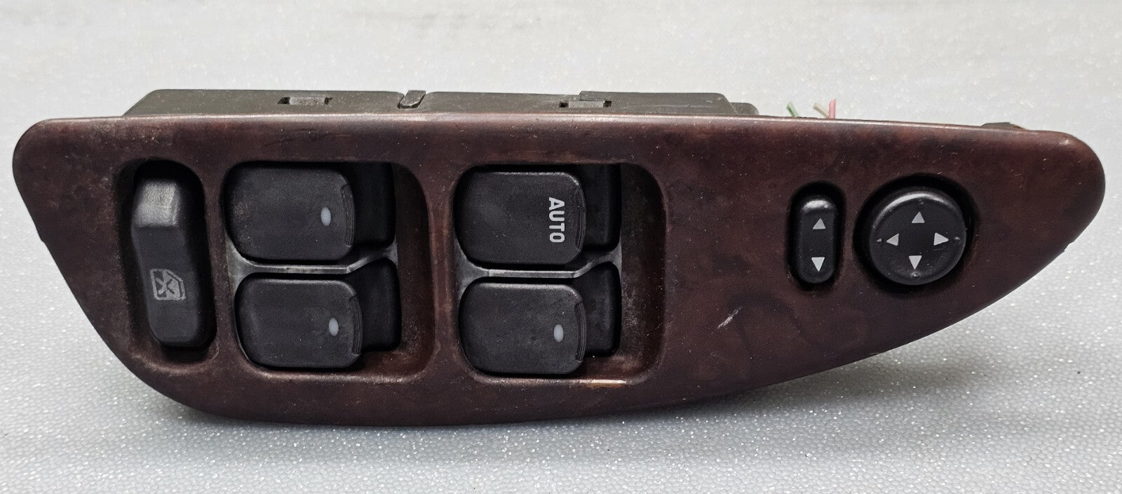🔥04-07 MALIBU LEFT DRIVER MASTER POWER WINDOW DOOR CONTROL SWITCH ASSEMBLY WOOD