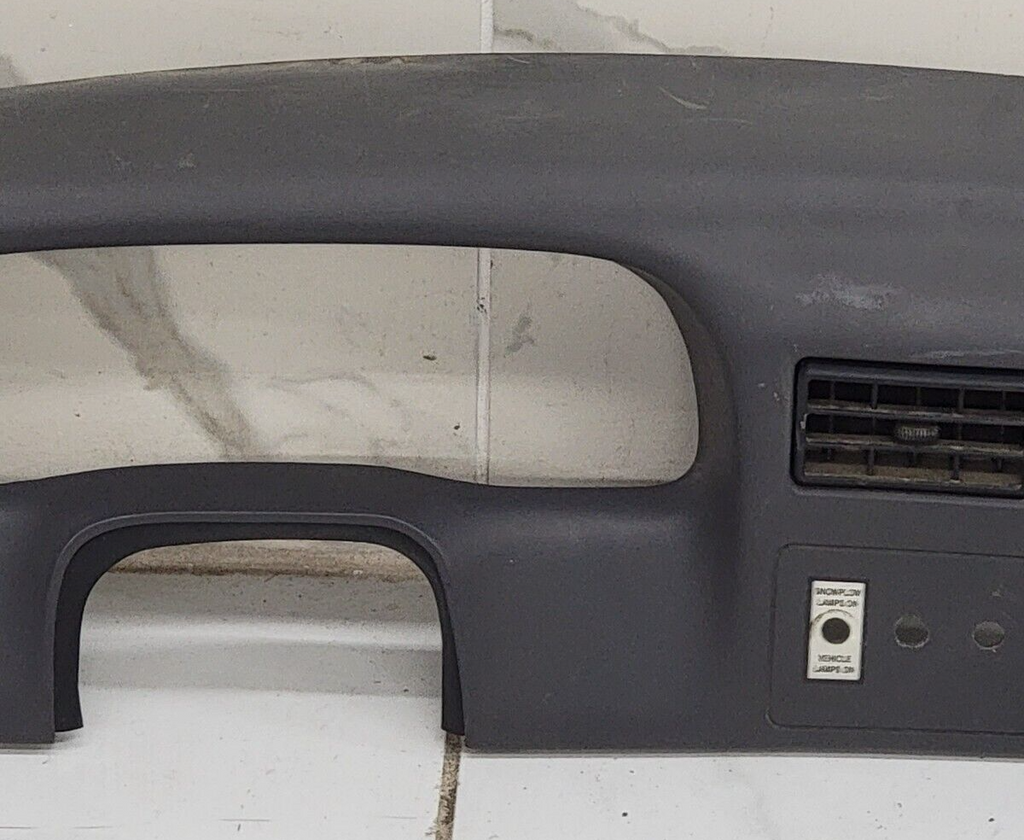 99-04 Ford F250 F350 Dash Instrument Cluster Speedometer Bezel Panel LT Gray C22