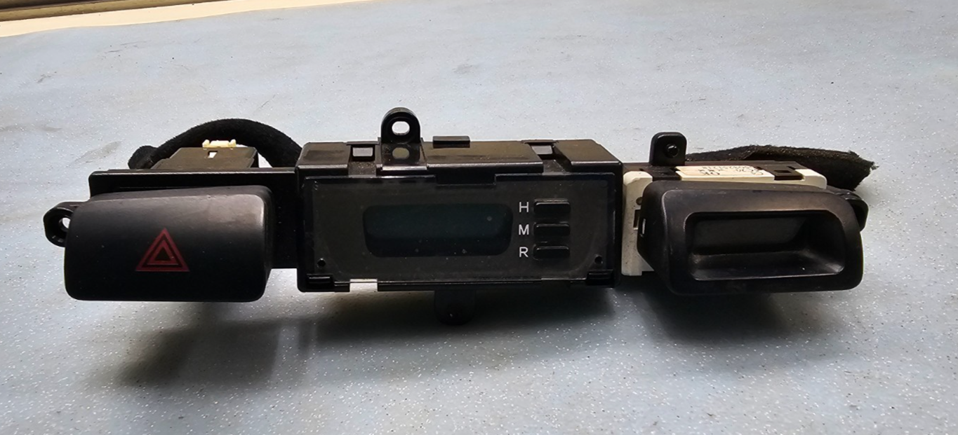 🔥06-10 Kia Sportage Hazard Switch Control Dash Digital Clock Display Time Black
