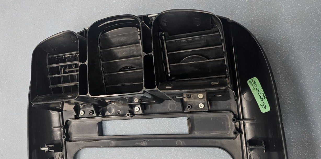 🔥01-07 Dodge Caravan Town & Country Voyager dash radio climate TRIM bezel BLACK