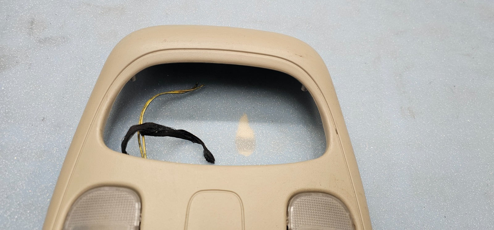 🔥02-05 Dodge Ram Overhead Console Map Dome Light Lamp Storage Assembly Tan