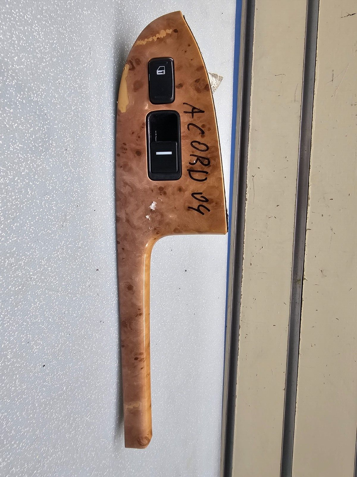 🔥03-07 Accord Coupe Right Passenger Window Power Switch Bezel Assembly Wood
