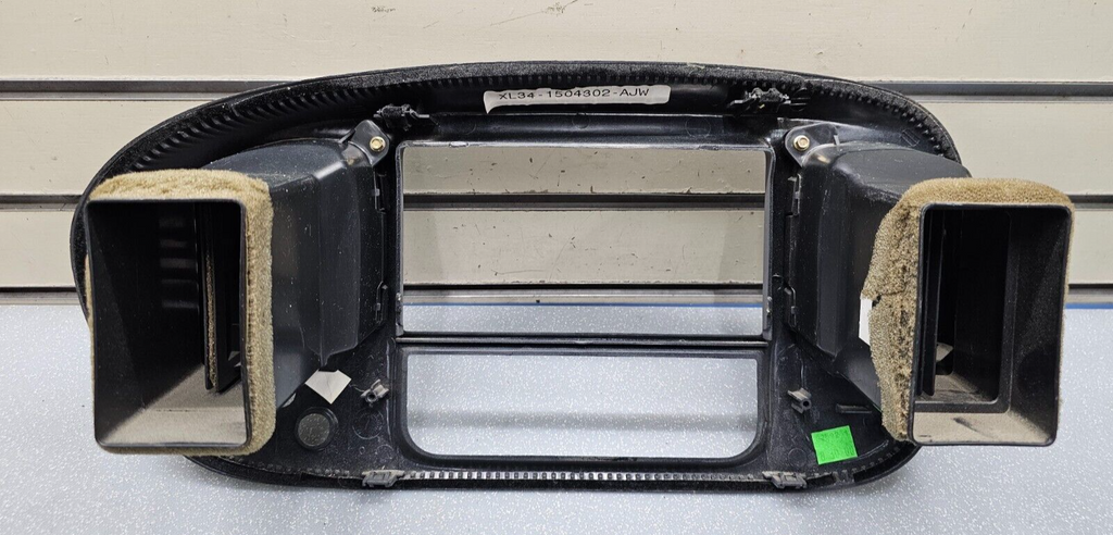 🔥97-03 Ford F150 Center Dash AM FM Radio Climate Trim Stereo BEZEL Panel Gray