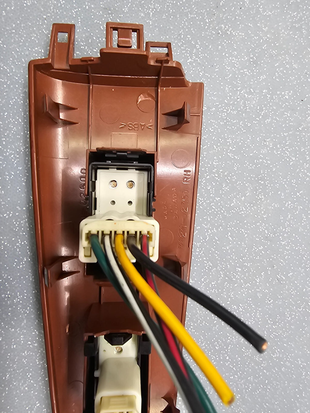 🔥03-08 Matrix Corolla Vibe Right Passenger Power Window Switch Assembly Wood