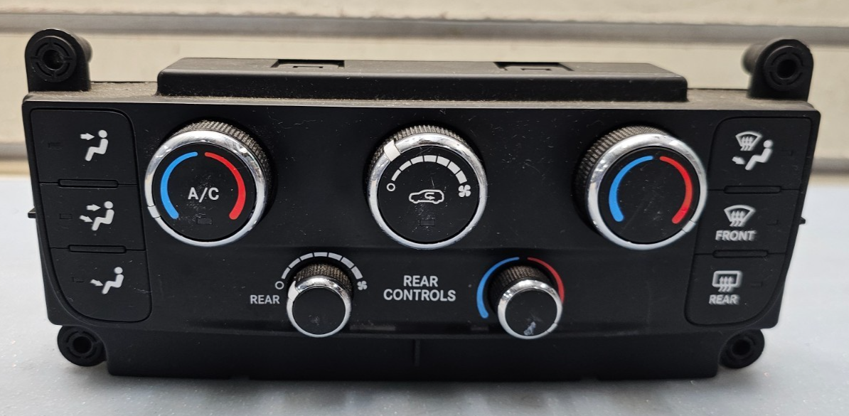 🔥11-20 Grand Caravan Dash A/C AC HVAC Heater Temperature Climate Control Black
