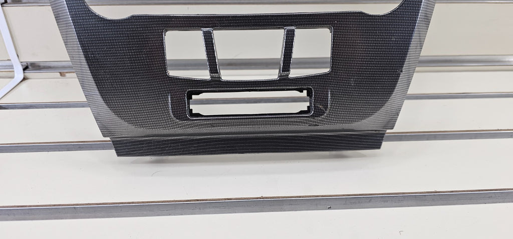  10-12 Fusion Milan Climate Control Radio Stereo Display Bezel Panel Trim Silver