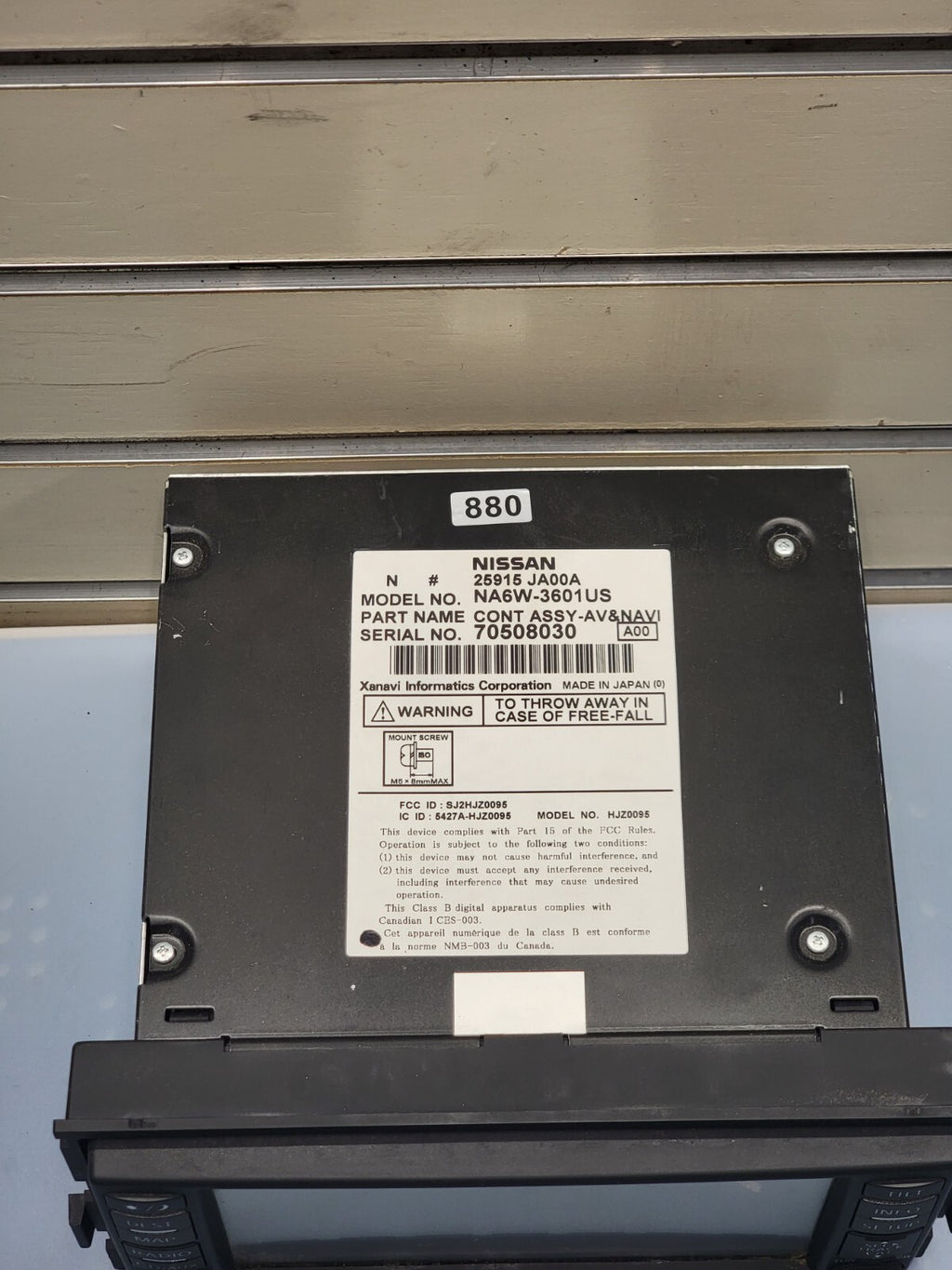 🔥2007-2009 NISSAN ALTIMA AM FM 6 DISC CD BOSE RADIO RECEIVER WITH NAVIGATION