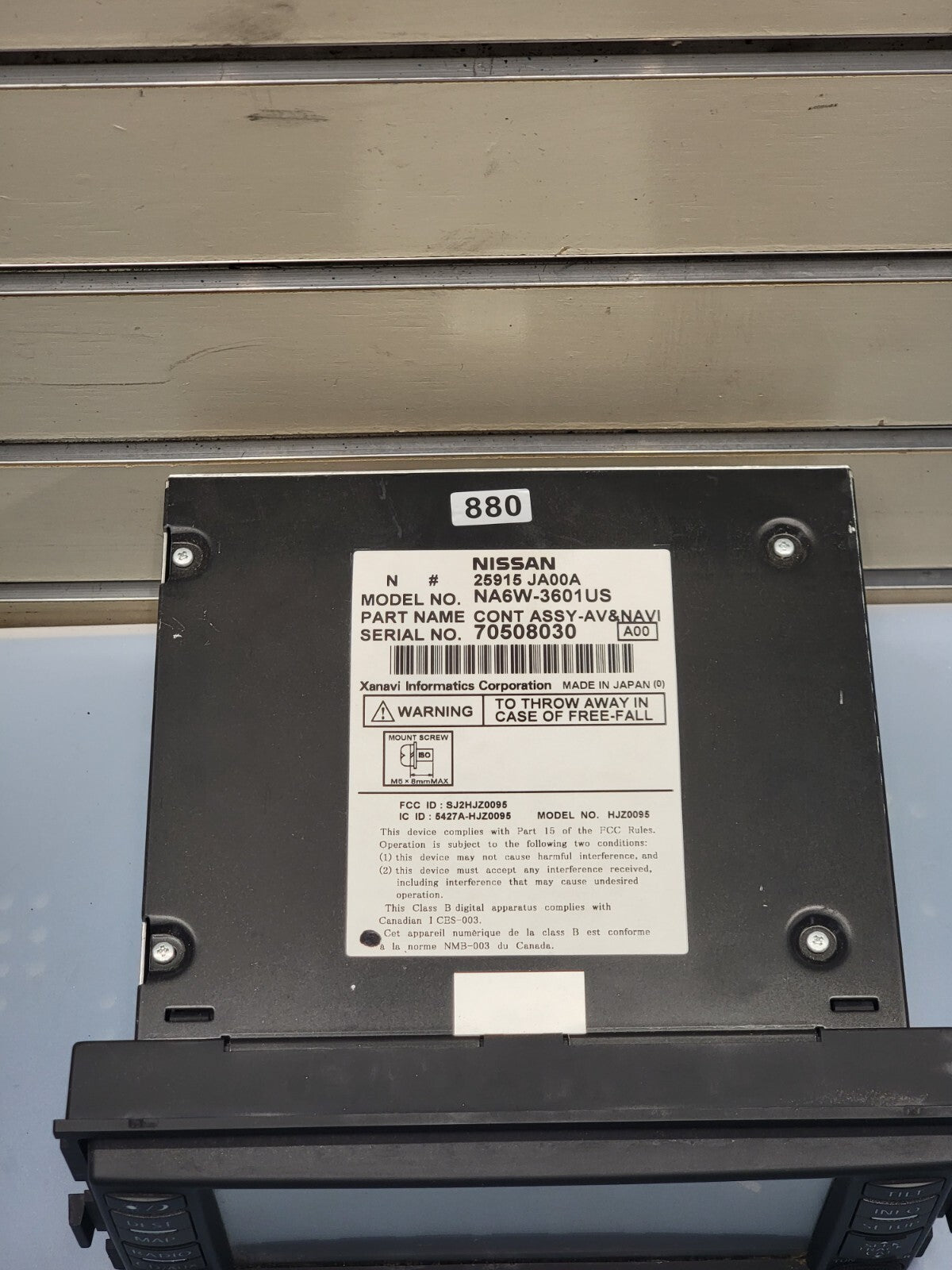🔥2007-2009 NISSAN ALTIMA AM FM 6 DISC CD BOSE RADIO RECEIVER WITH NAVIGATION