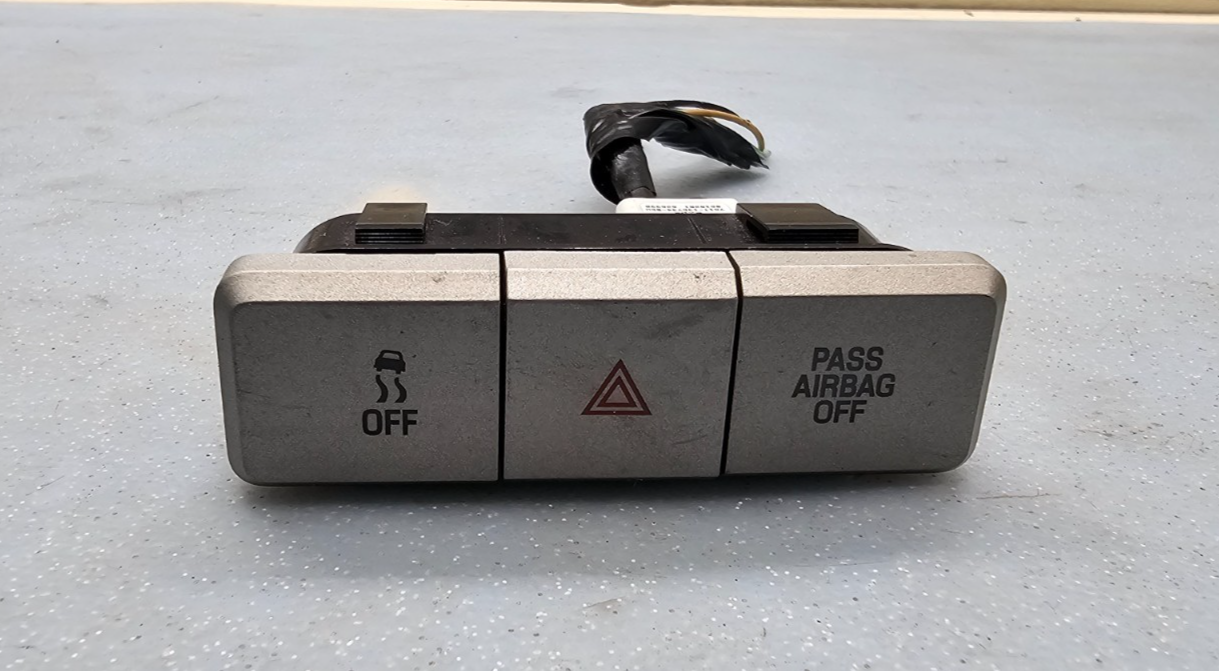🔥07-10 Lincoln MKX Dash Traction Hazard Emergency Control Switch Silver