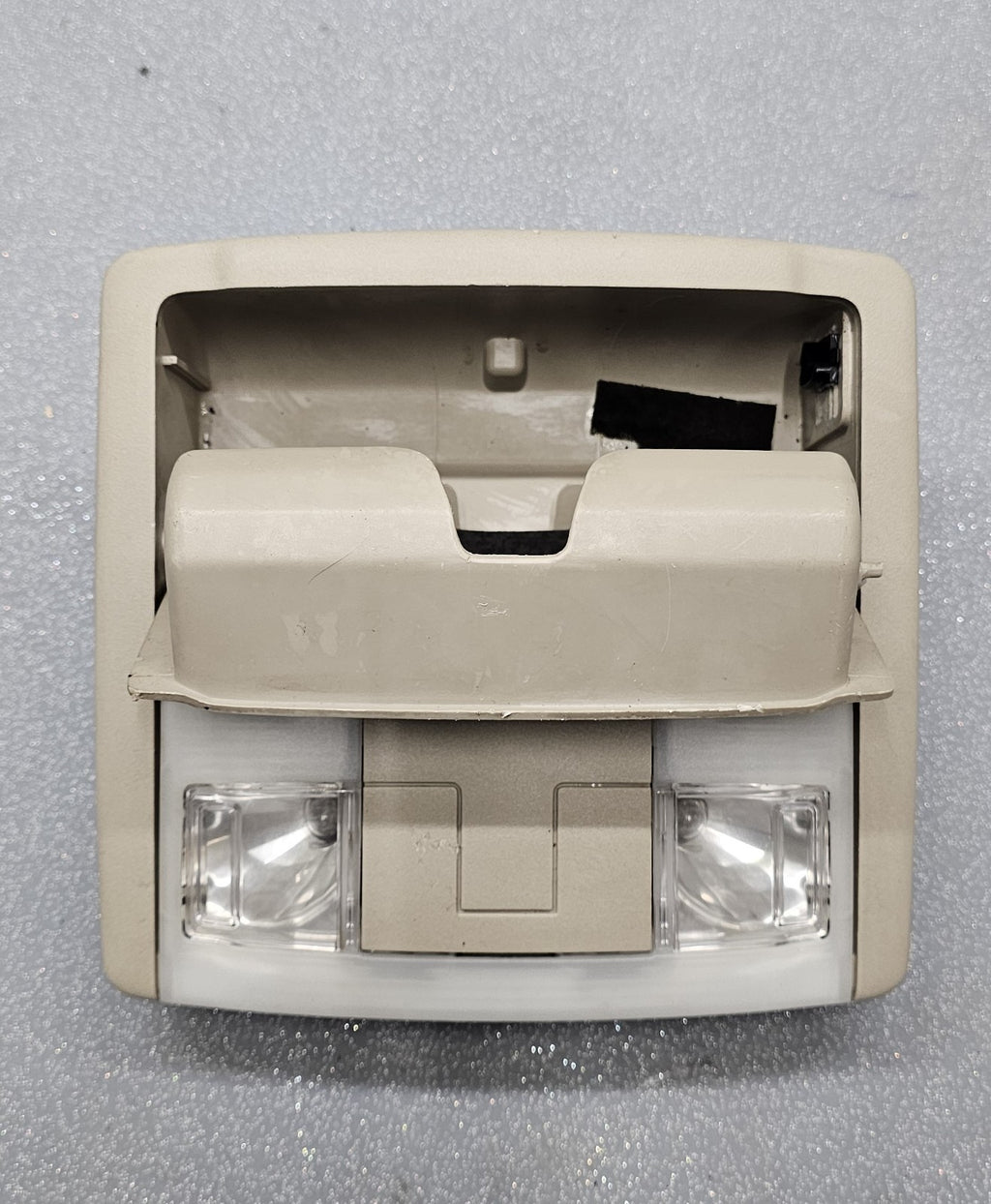 🔥13-19 TAURUS 09-13 EDGE FRONT OVERHEAD CONSOLE DOME LIGHT STORAGE ASSEMBLY TAN