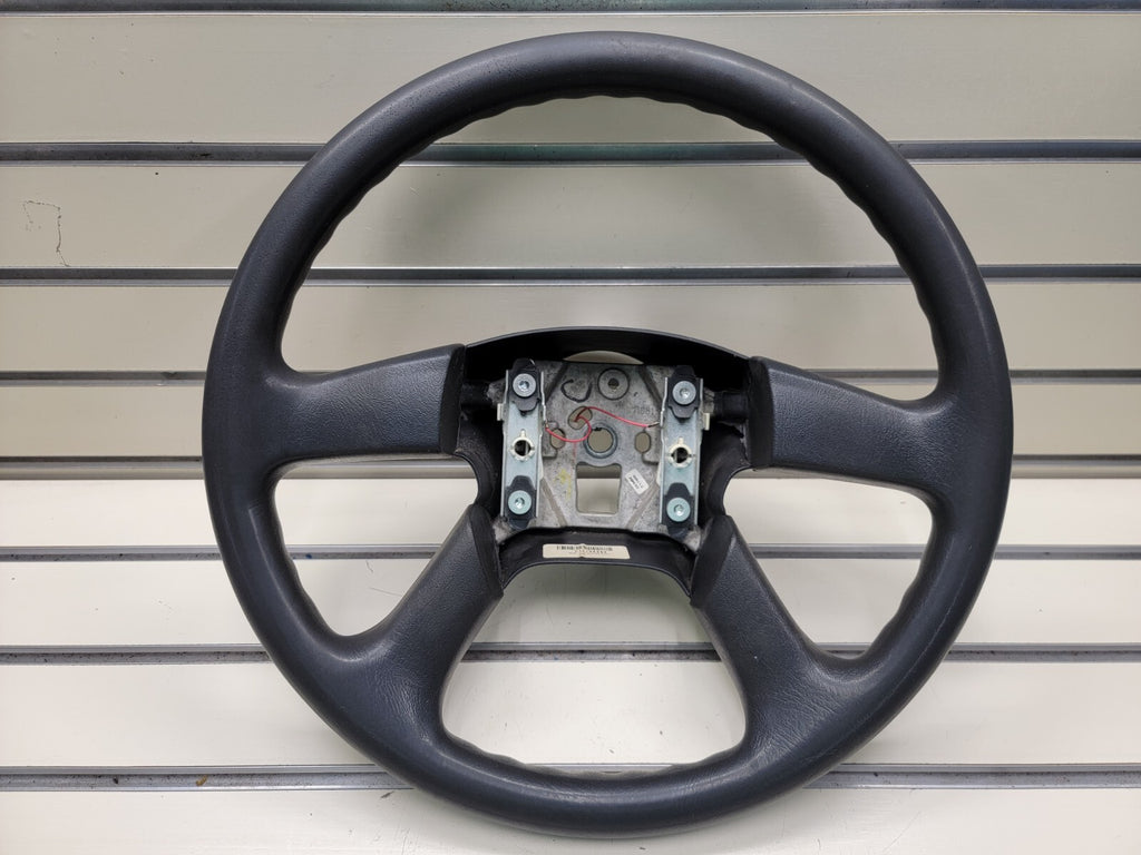 🔥03-06 SILVERADO SIERRA YUKON TAHOE SUBURBAN STEERING WHEEL LEATHER BLACK