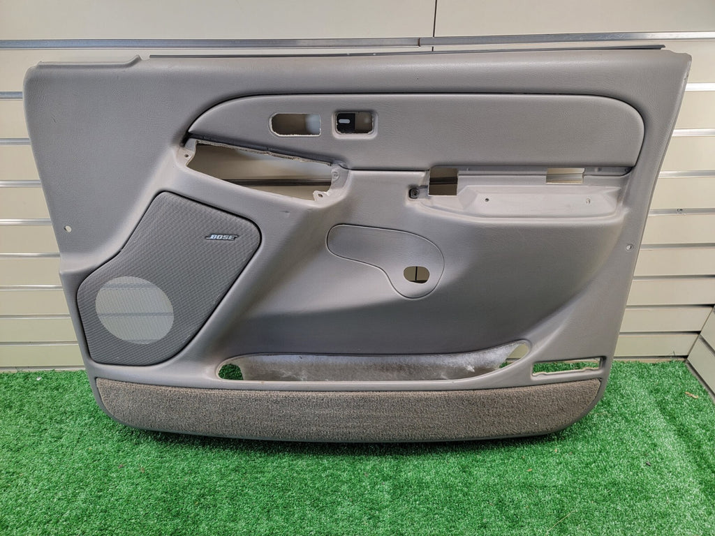 🔥03-06 Silverado SIERRA Door Panel Front Passenger /No Arm LIGHT Light GRAY D5