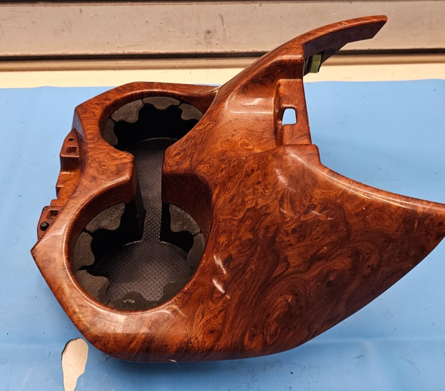 🔥00-06 TOYOTA TUNDRA SEQUOIA CENTER CONSOLE TRIM CUP DRINK HOLDER WOODGRAIN